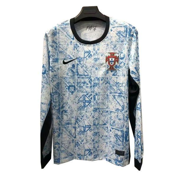 2024 Portugal Away Long Sleeve Replica Jersey - Personalized