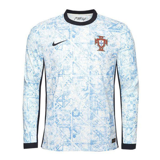 2024 Portugal Away Long Sleeve Authentic Jersey - Personalized