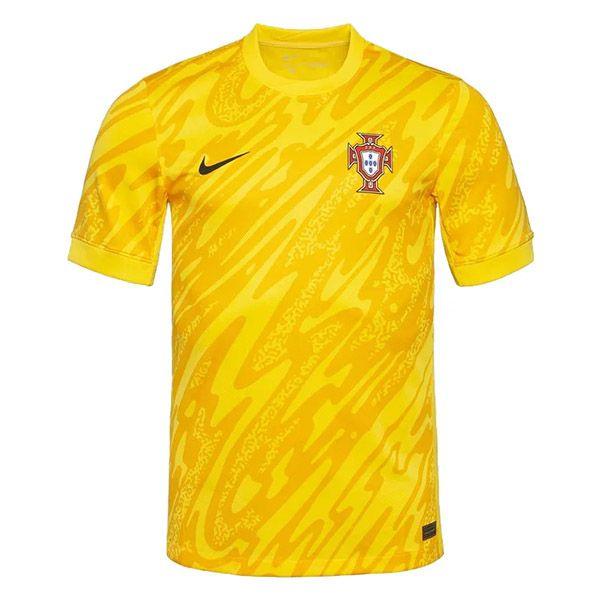 2024 Portugal Goalkeeper Yellow Replica Jersey