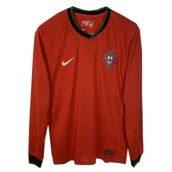 2024 Portugal Home Long Sleeve Replica Jersey - Personalized