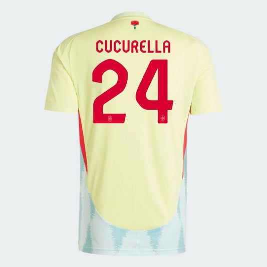 Youth 2024 Spain CUCURELLA 24 Away Replica Jersey