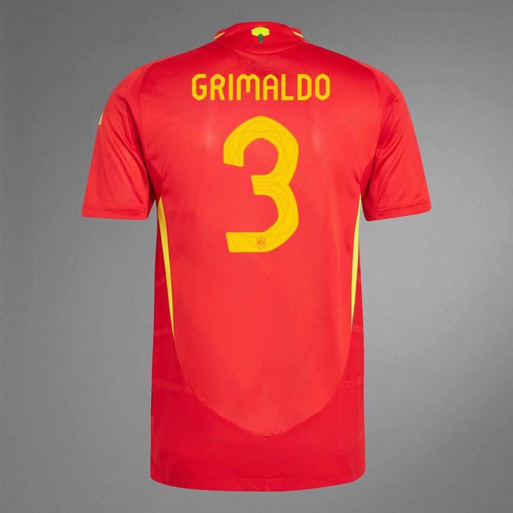 2024 Spain GRIMALDO 3 Home Authentic Jersey