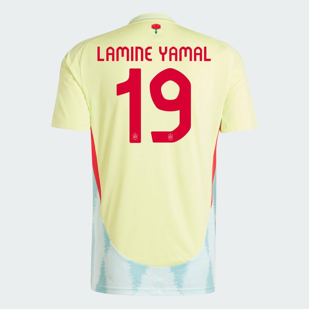 2024 Spain LAMINE YAMAL 19 Away Replica Jersey