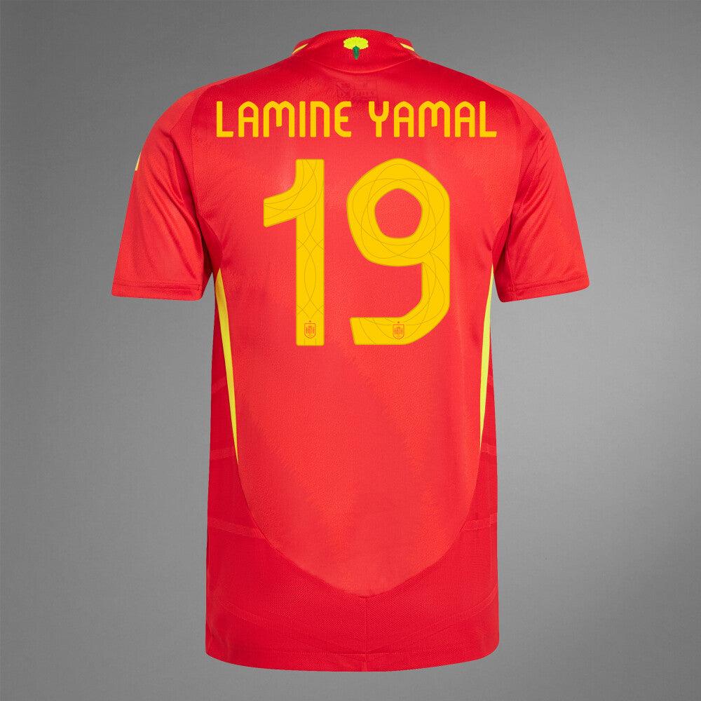 2024 Spain LAMINE YAMAL 19 Home Authentic Jersey