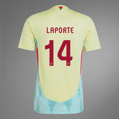 2024 Spain LAPORTE 14 Away Authentic Jersey