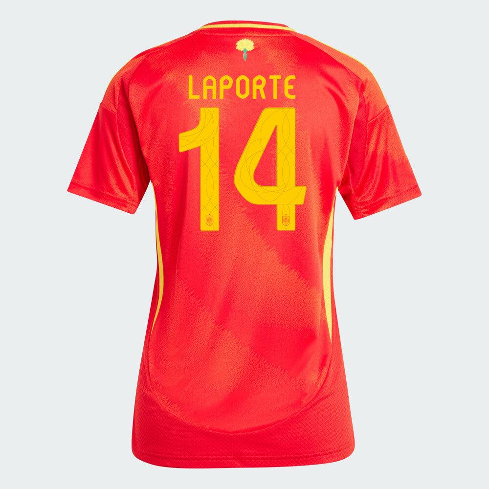 Women's 2024 Spain LAPORTE 14 Home Replica Jersey