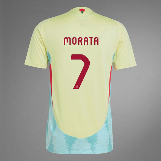 2024 Spain MORATA 7 Away Authentic Jersey