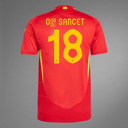 2024 Spain O. SANCET 18 Home Authentic Jersey