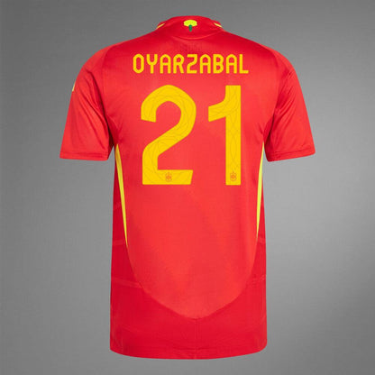 2024 Spain OYARZABAL 21 Home Authentic Jersey