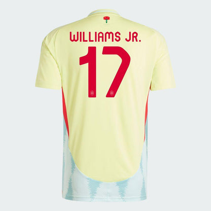 2024 Spain WILLIAMS JR. 17 Away Replica Jersey