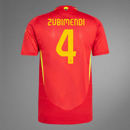 2024 Spain ZUBIMENDI 4 Home Authentic Jersey