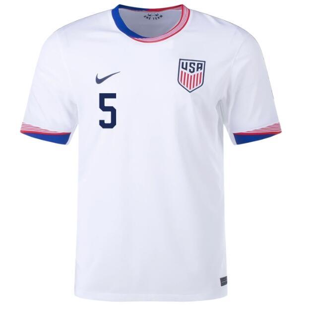 Youth 2024 United States A. ROBINSON 5 Home Replica Jersey