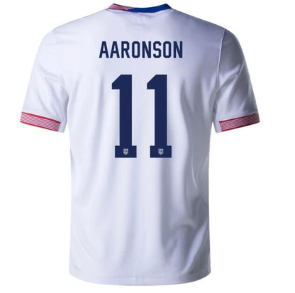 2024 United States AARONSON 11 Home Replica Jersey