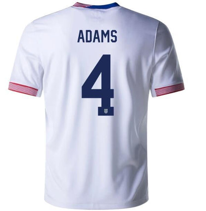 Youth 2024 United States ADAMS 4 Home Replica Jersey