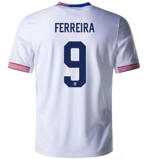 2024 United States FERREIRA 9 Home Replica Jersey