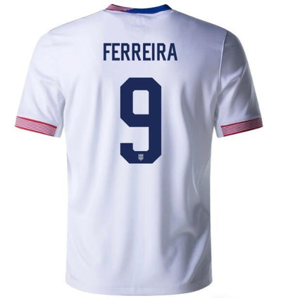 Youth 2024 United States FERREIRA 9 Home Replica Jersey