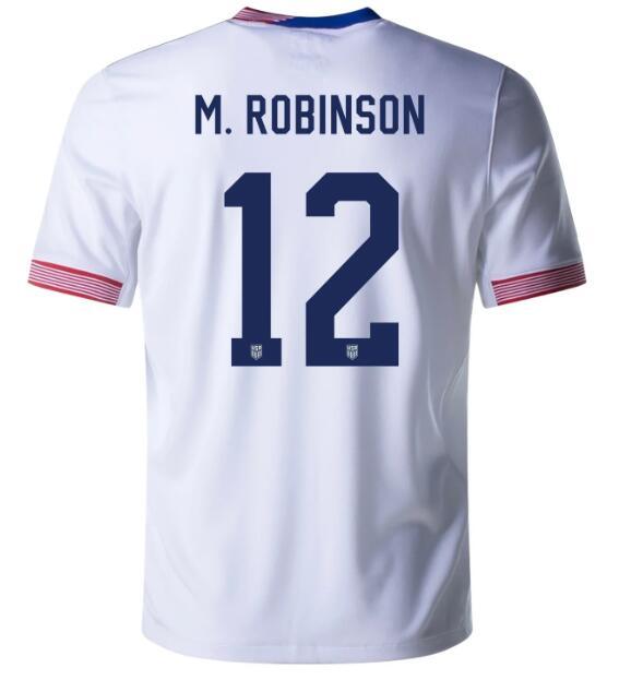 2024 United States M. ROBSINSON 12 Home Authentic Jersey