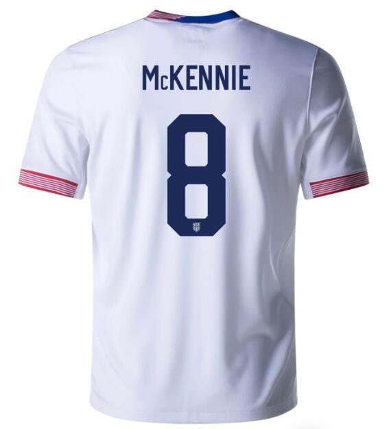 2024 United States MCKENNIE 8 Home Replica Jersey