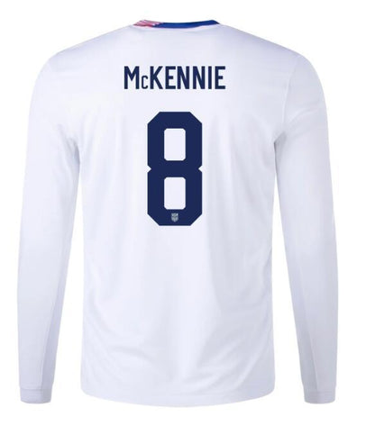 2024 United States MCKENNIE 8 Home Long Sleeve Replica Jersey