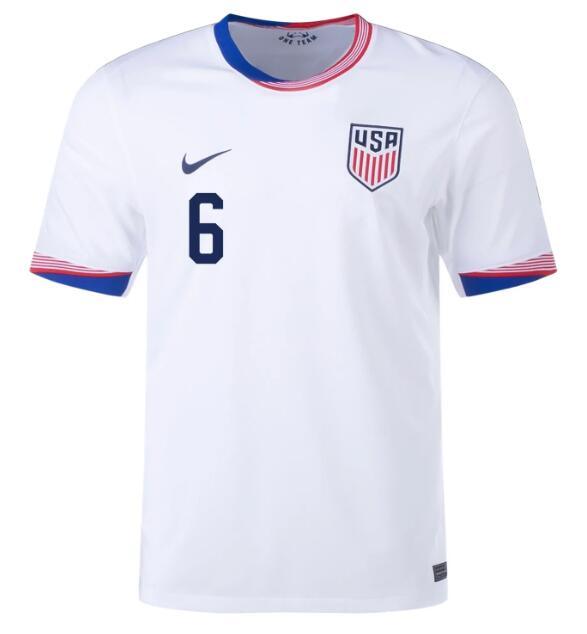 2024 United States MUSAH 6 Home Replica Jersey