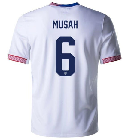 2024 United States MUSAH 6 Home Replica Jersey