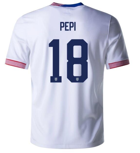 Youth 2024 United States PEPI 18 Home Replica Jersey