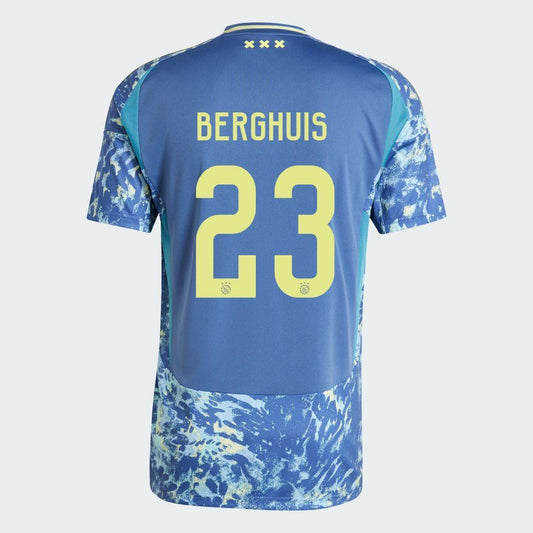 Youth 2024-25 Ajax BERGHUIS 23 Away Replica Jersey