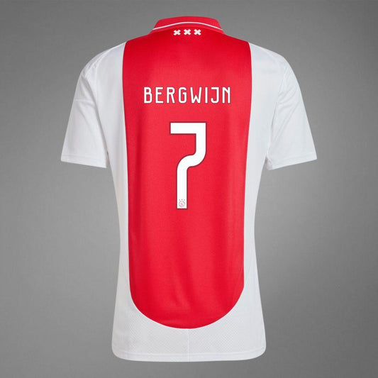 Youth 2024-25 Ajax BERGWIJN 7 Home Replica Jersey