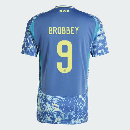 Youth 2024-25 Ajax BROBBEY 9 Away Replica Jersey