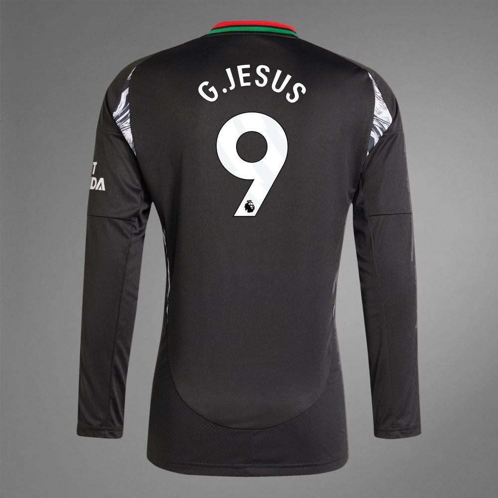 2024-25 Arsenal G.JESUS 9 Away Long Sleeve Replica Jersey