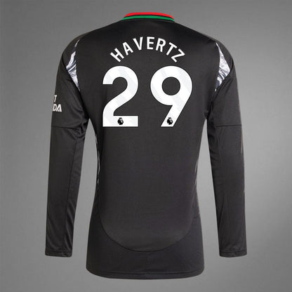 2024-25 Arsenal HAVERTZ 29 Away Long Sleeve Replica Jersey