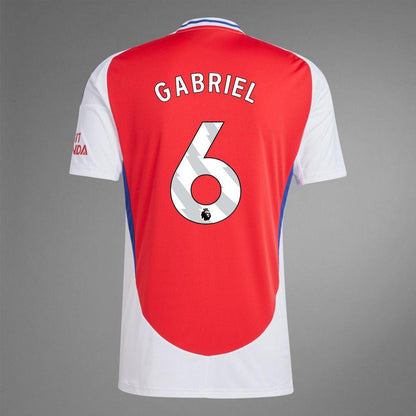 2024-25 Arsenal Home GABRIEL 6 Soccer Replica Jersey