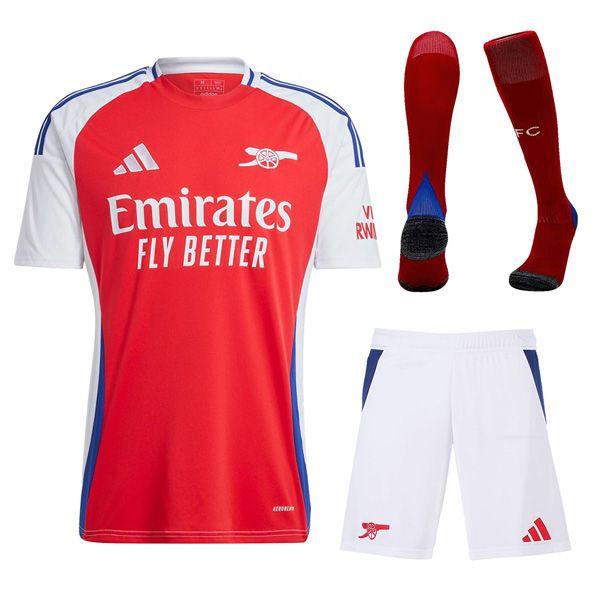 Youth 2024-25 Arsenal Home Replica Jersey - Personalized Men Full Kit