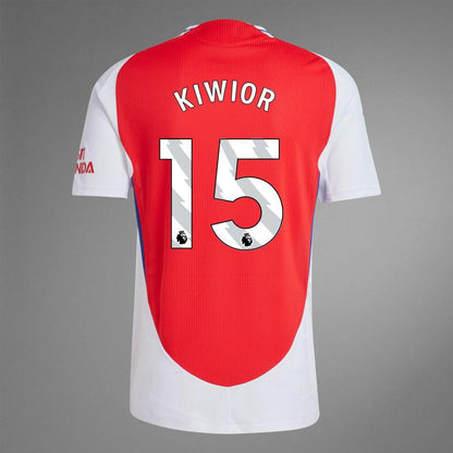 2024-25 Arsenal Home KIWIOR 15 Soccer Authentic Jersey