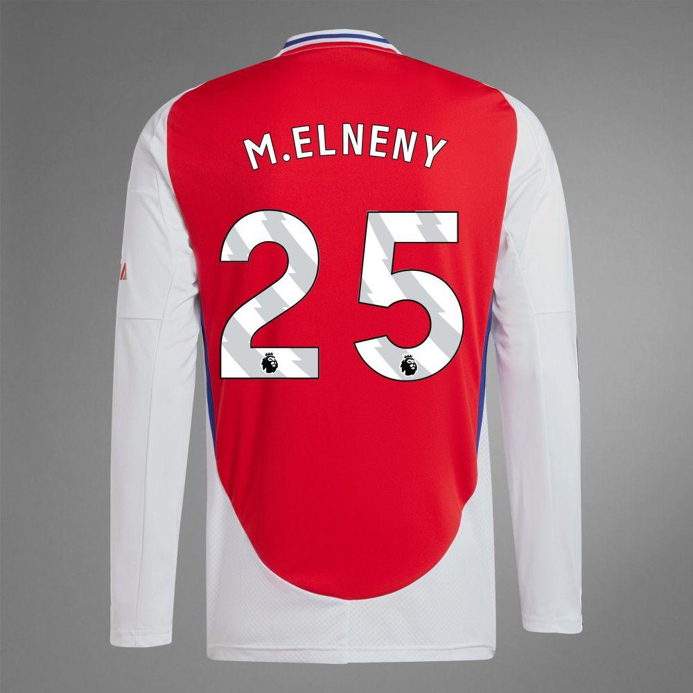 2024-25 Arsenal Home M.ELNENY 25 Long Sleeve Replica Jersey