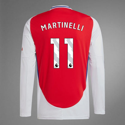 2024-25 Arsenal Home MARTINELLI 11 Long Sleeve Replica Jersey