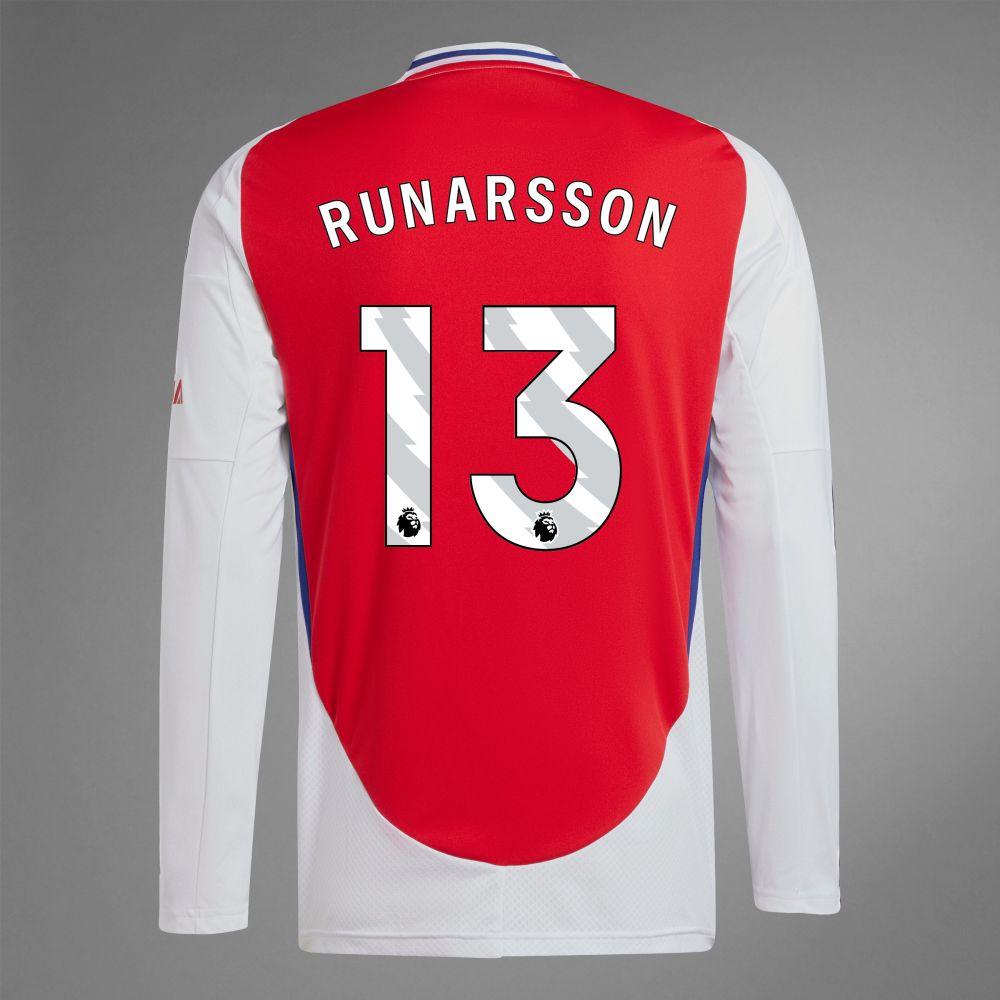 2024-25 Arsenal Home RUNARSSON 13 Long Sleeve Replica Jersey