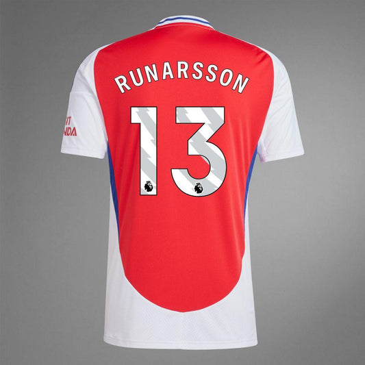 Youth 2024-25 Arsenal Home RUNARSSON 13 Soccer Replica Jersey