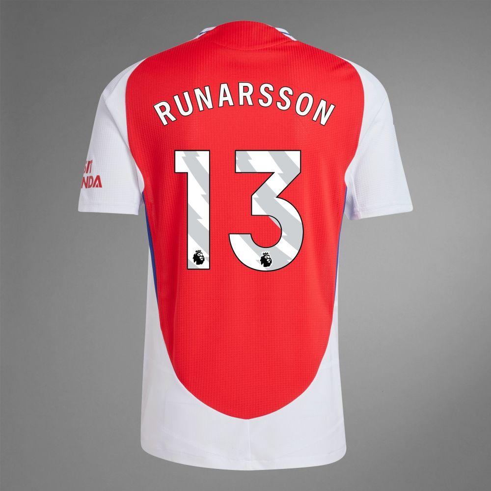 2024-25 Arsenal Home RUNARSSON 13 Soccer Authentic Jersey