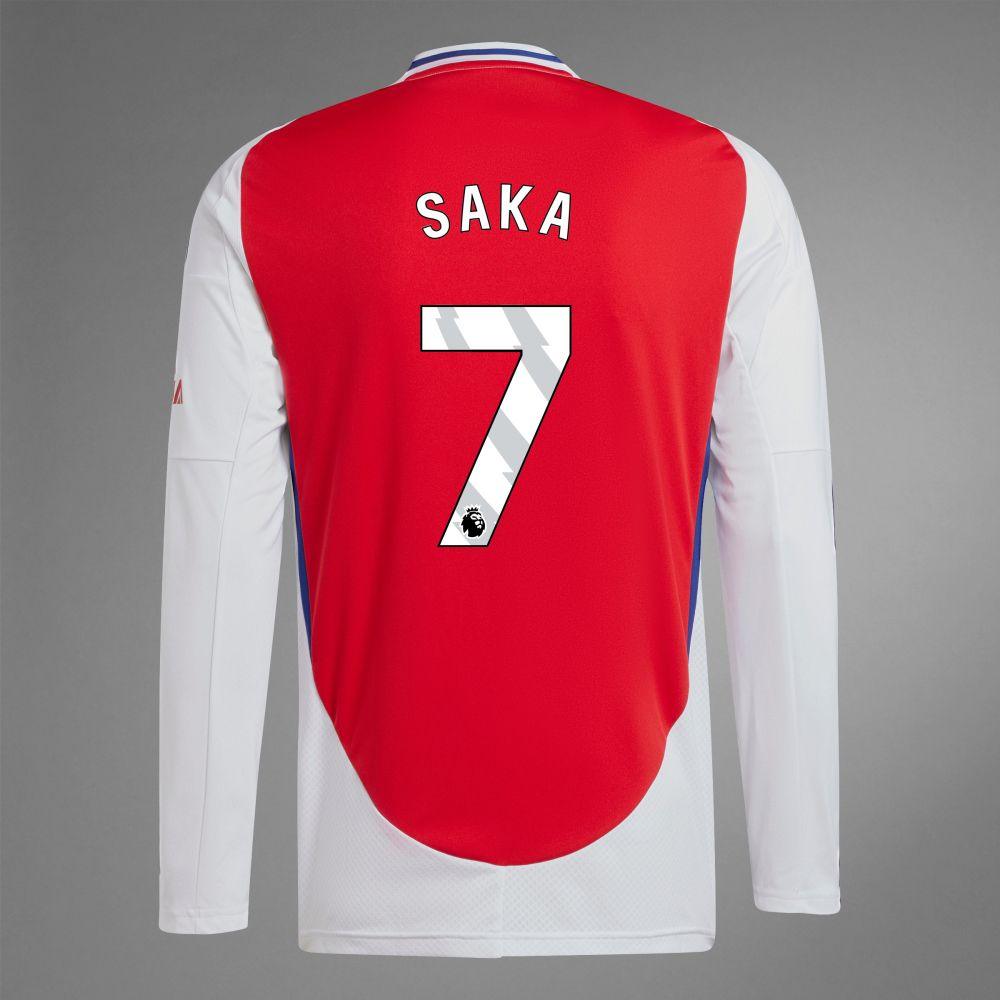 2024-25 Arsenal Home SAKA 7 Long Sleeve Replica Jersey