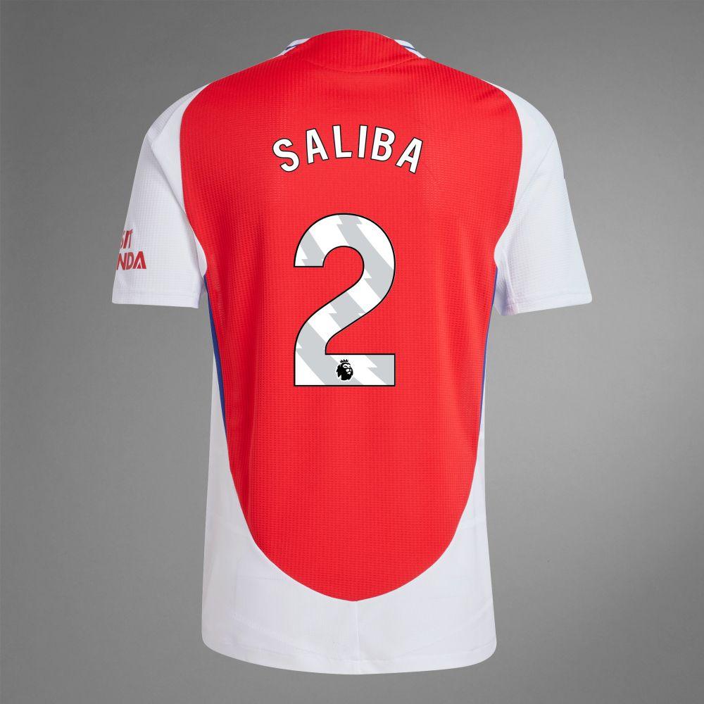 2024-25 Arsenal Home SALIBA 2 Soccer Authentic Jersey