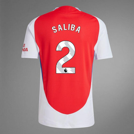 2024-25 Arsenal Home SALIBA 2 Soccer Authentic Jersey