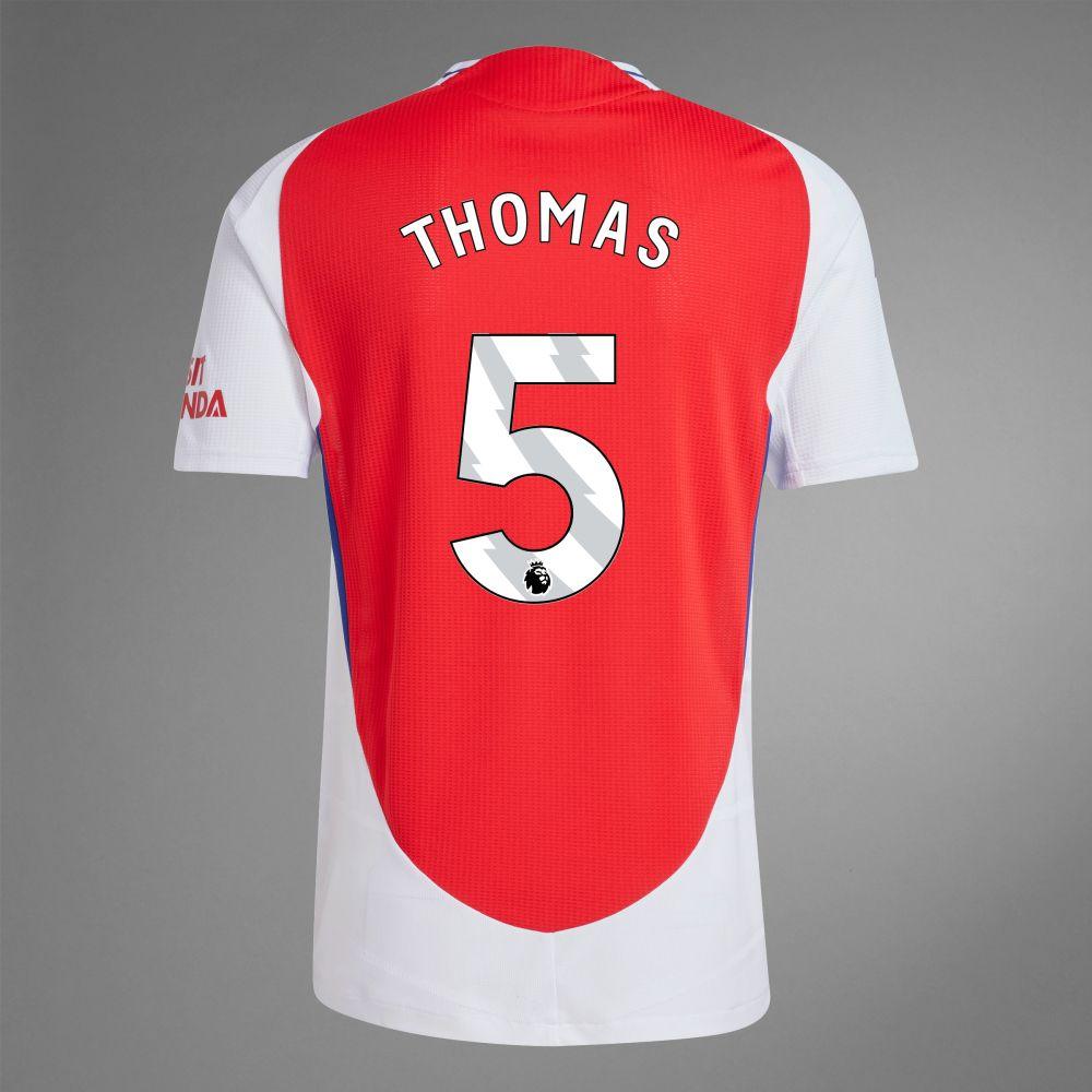 2024-25 Arsenal Home THOMAS 5 Soccer Authentic Jersey