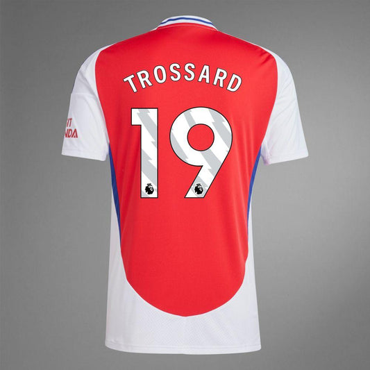 Youth 2024-25 Arsenal Home TROSSARD 19 Soccer Replica Jersey