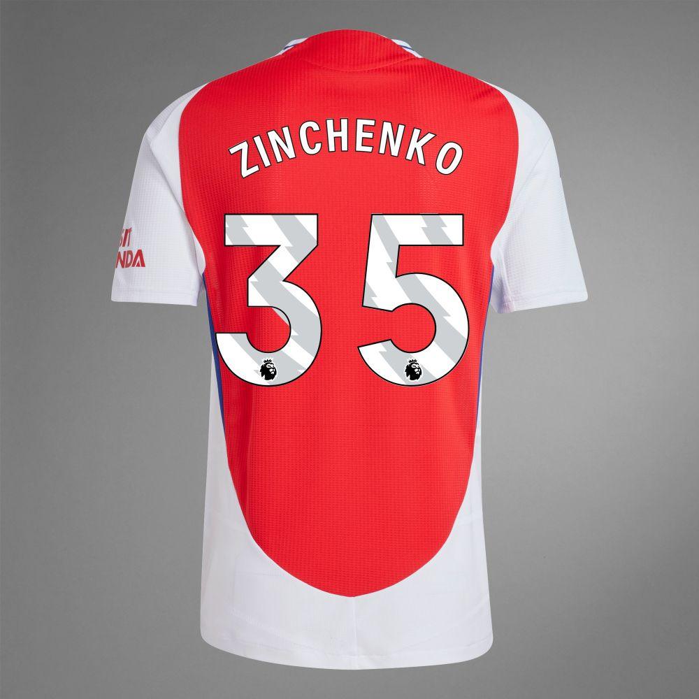 2024-25 Arsenal Home ZINCHENKO 35 Soccer Authentic Jersey