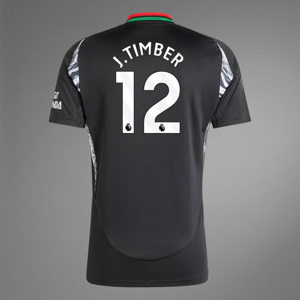 2024-25 Arsenal J.TIMBER 12 Away Soccer Authentic Jersey