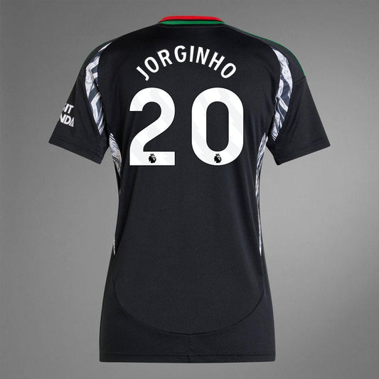 Women's 2024-25 Arsenal JORGINHO 20 Away Replica Jersey