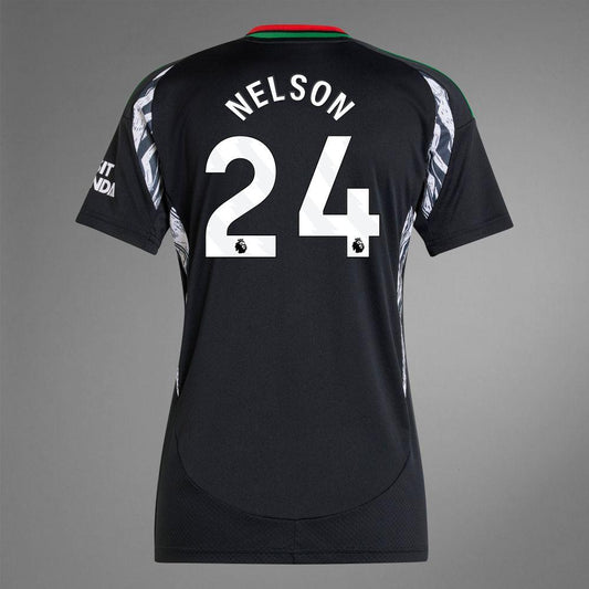 Women's 2024-25 Arsenal NELSON 24 Away Replica Jersey