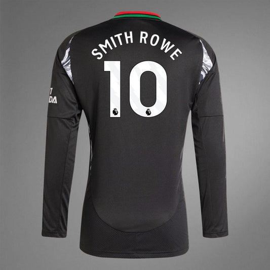 2024-25 Arsenal SMITH ROWE 10 Away Long Sleeve Replica Jersey