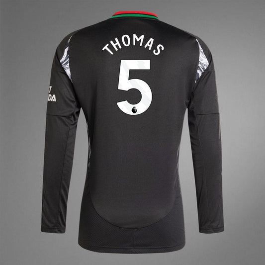 2024-25 Arsenal THOMAS 5 Away Long Sleeve Replica Jersey